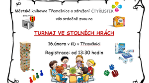 Turnaj ve stolních hrách - KD Třemošnice